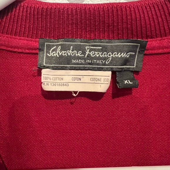 Ferragamo Red Polo - Picture 2 of 2